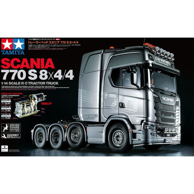 Tamiya 56371 1/14 Scania 770 S 8X4/4 RC Truck Kit