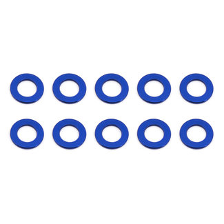 TEAM ASSOCIATED TEAM ASSOCIATED Ballstud Washers, 5.5x3.0x0.5 mm, blue aluminum