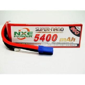 NXE POWER NXE 22.2v 5400mah 60c Soft case Lipo with EC5
