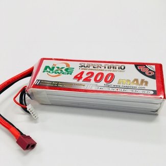 NXE POWER NXE 14.8v 4200mah 40c Soft case with Deans