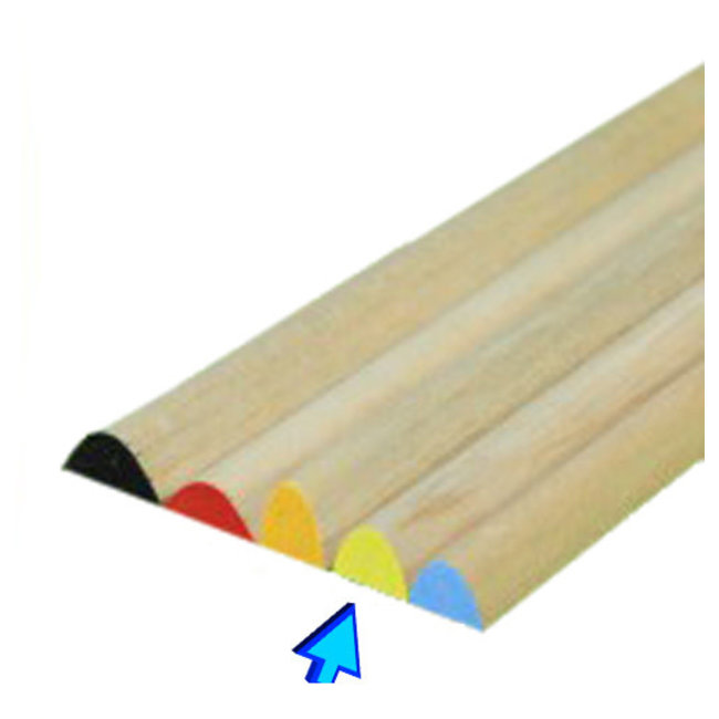 PRB 53662 BALSA LE 15 X 12 X 915mm YELLOW