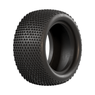 RAW SPEED RAW SPEED Super Mini - 1/10th Rear Buggy Tires w/Inserts (1 pr) SuperSoft (Green)