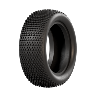 RAW SPEED RAW SPEED Super Mini - 4WD Tires w/Inserts (1 pr) Soft (yellow) FRONT