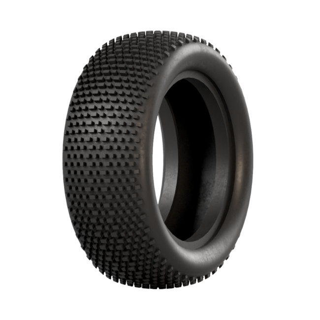 RAW SPEED Super Mini - 4WD Tires w/Inserts (1 pr) SuperSoft (Green)