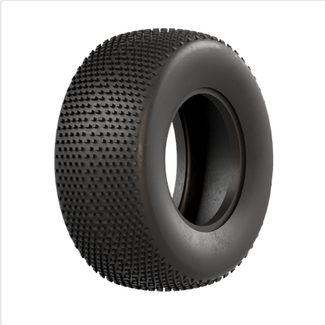 RAW SPEED RAW SPEED Super Mini - Short Course Tires w/Inserts (1 pr) Soft (yellow)