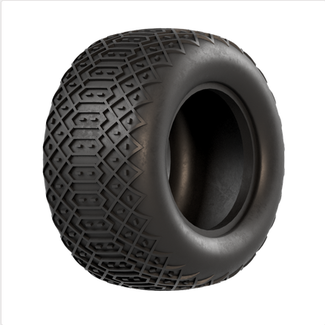 RAW SPEED RAW SPEED Rip Tide - Stadium Truck Tires w/Inserts (1 pr) SuperSoft (Green)