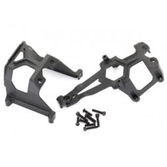 TRAXXAS Chassis supports, front & rear/ 3x12mm BCS (4)/ 3x15mm CS (4)/ 4x14mm BCS (1)