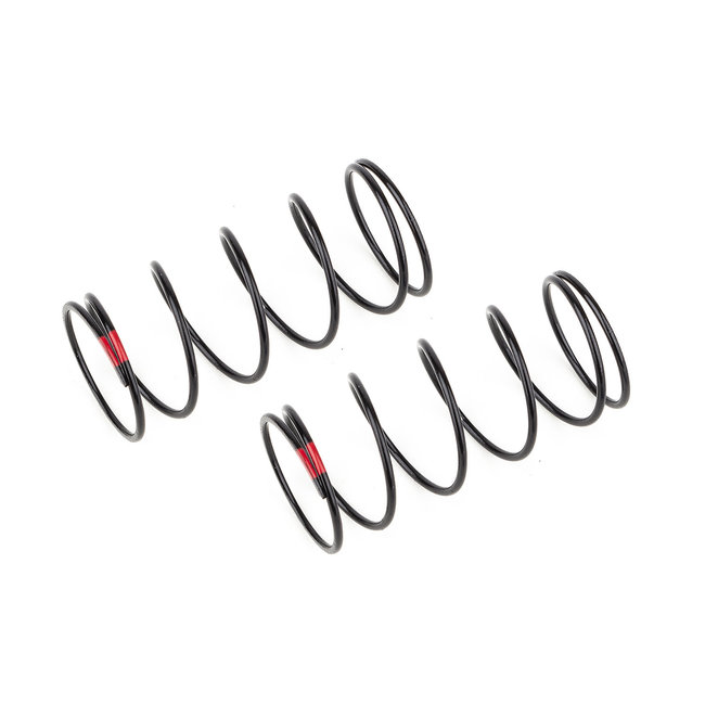 TEAM ASSOCIATED 13mm Front Shock Springs, red 4.0lb/in, L44, 6.25T, 1.2D