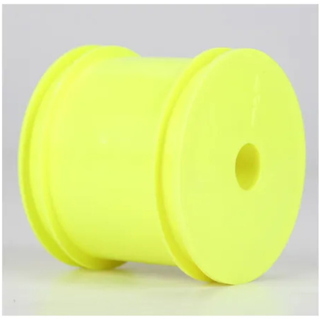 TLR FRONT/REAR Wheel, Yellow: 22T STADIUM TRUCK