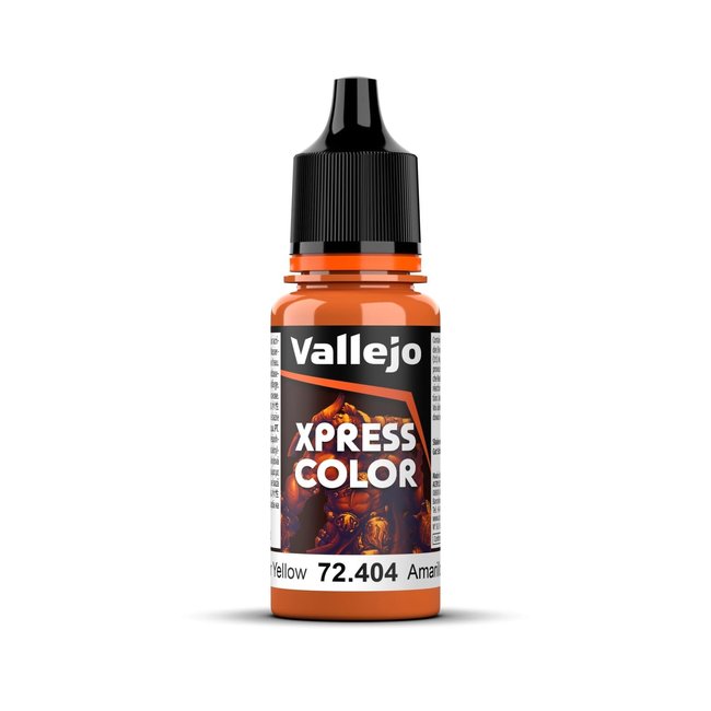 Vallejo Game Colour 72.404 Xpress Color Nuclear Yellow 18ml Acrylic Paint - New Formulation