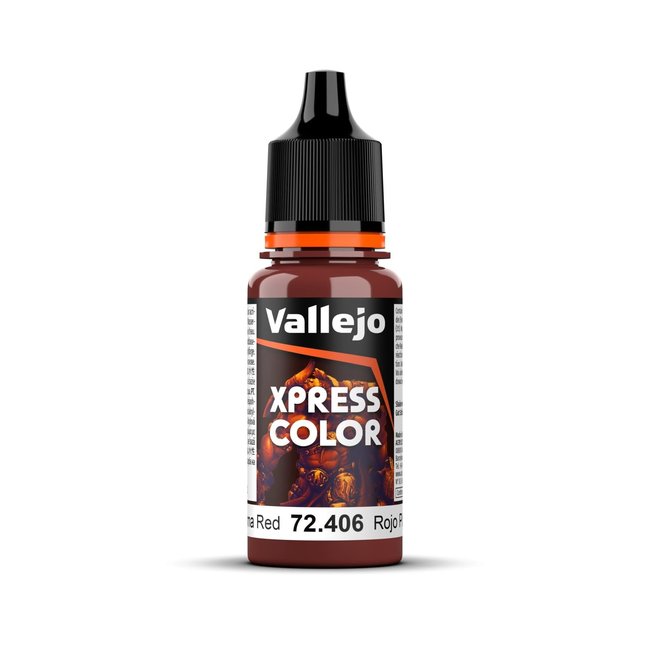 Vallejo Game Colour 72.406 Xpress Color Plasma Red 18ml Acrylic Paint - New Formulation