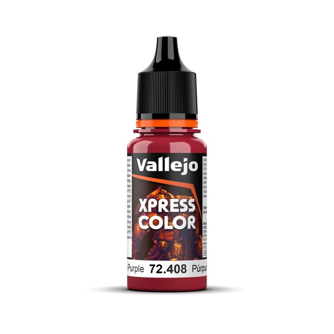 Vallejo Game Colour 72.408 Xpress Color Cardinal Purple 18ml Acrylic Paint - New Formulation