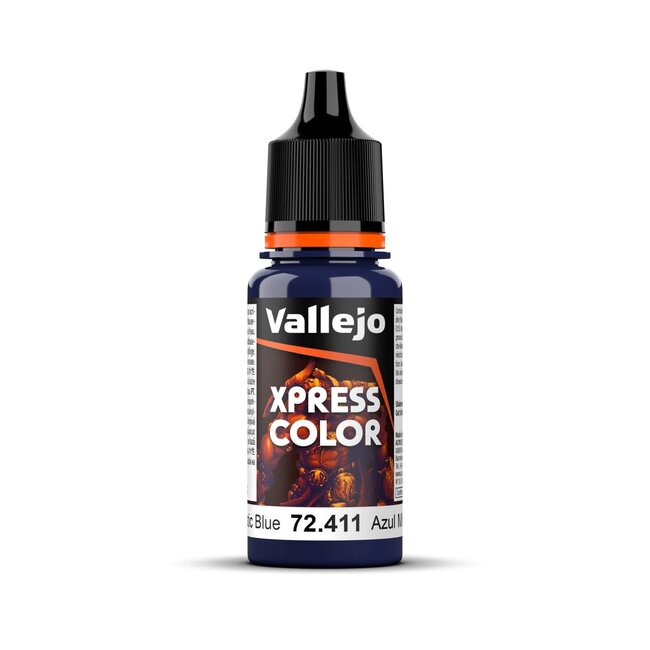 Vallejo Game Colour 72.411 Xpress Color Mystic Blue 18ml Acrylic Paint - New Formulation