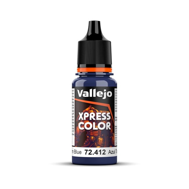 Vallejo Game Colour 72.412 Xpress Color Storm Blue 18ml Acrylic Paint - New Formulation