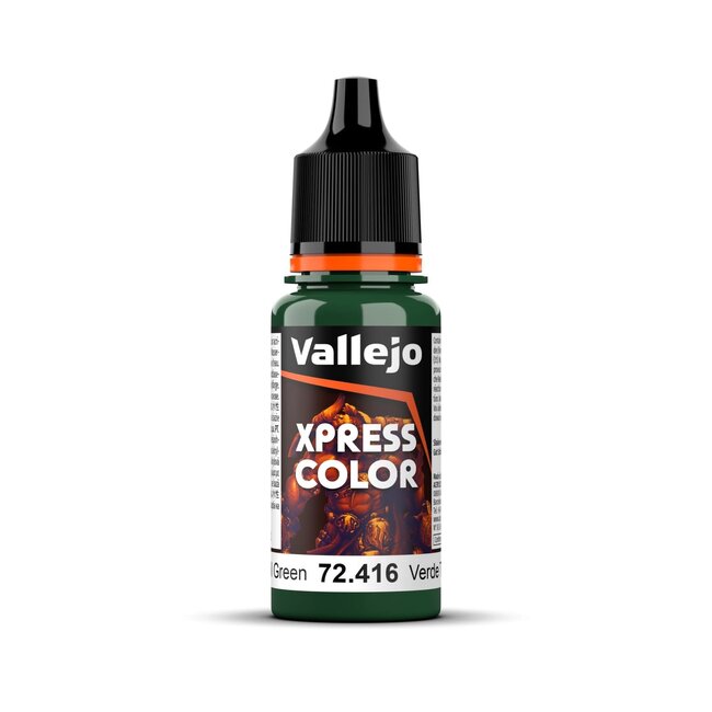 Vallejo Game Colour 72.417 Xpress Color Snake Green 18ml Acrylic Paint - New Formulation