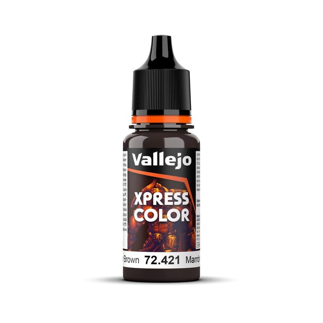 Vallejo Game Colour 72.421 Xpress Color Copper Brown 18ml Acrylic Paint - New Formulation