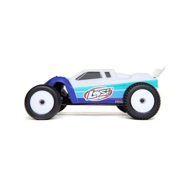 Losi Mini T 2.0 Brushless RTR 1/18 2wd Stadium Truck, Blue, LOS01019T2