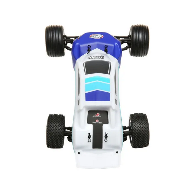 Losi Mini T 2.0 Brushless RTR 1/18 2wd Stadium Truck, Blue, LOS01019T2
