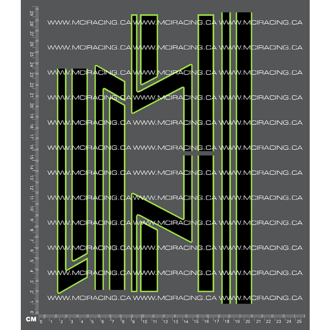 MCI 1/14TH TAM 56334 - KING HAULER TRUCK STRIPE KIT V4 DECALS