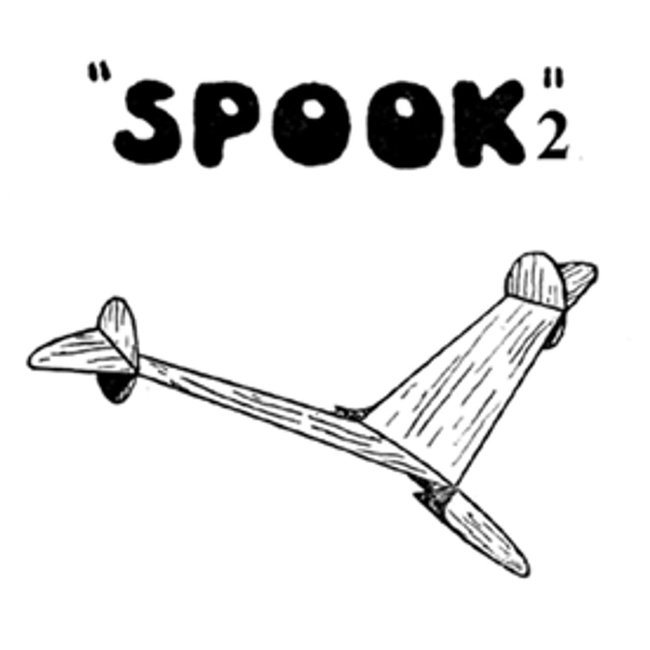 KK SPOOK 2 FREE FLIGHT GLIDER