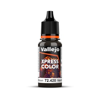 VALLEJO Vallejo Game Colour Xpress Color Wasteland Brown 18ml Acrylic Paint - New Formulation