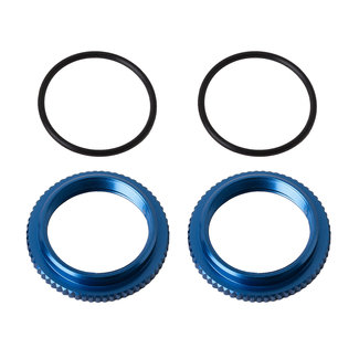TEAM ASSOCIATED TEAM ASSOCIATED 13mm Shock Collars, blue aluminum