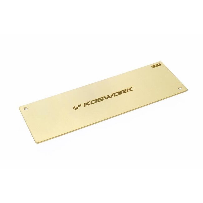 KOSWORK 53g Stick LiPo Weight 136x46x0.6mm