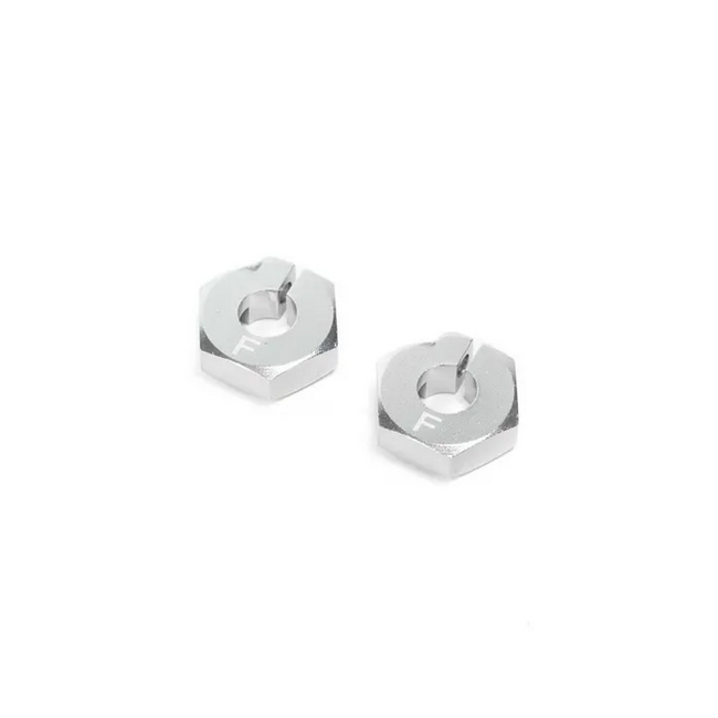Losi Clamping Front Wheel Hexes, Aluminum, 22S