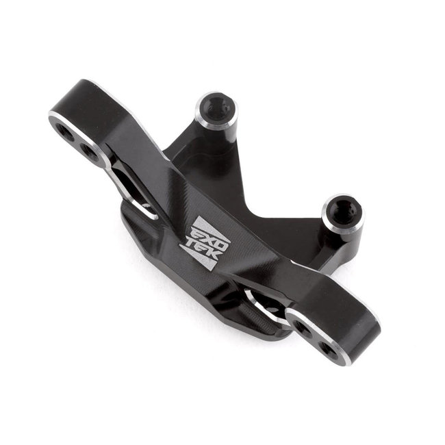 Exotek 22S Drag HD Aluminum Front Camber Block (Silver/Black)