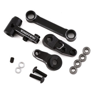 EXOTEK Exotek 22S Drag HD Aluminum Steering Set (Silver/Black)