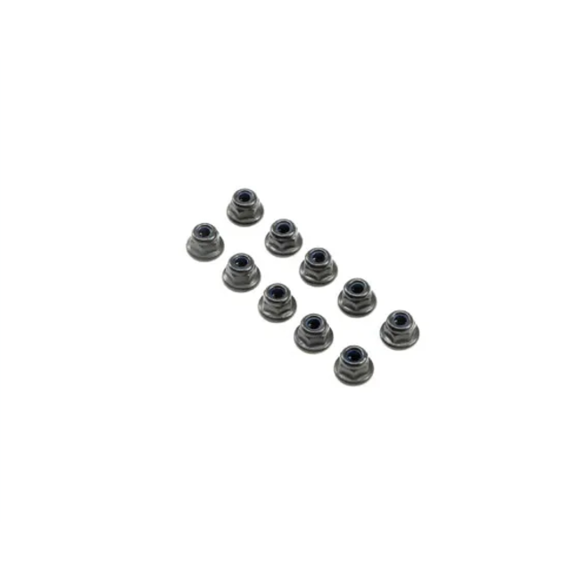 TLR M3 Flanged Lock Nuts, 10pcs