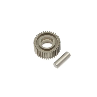 LOSI TLR Aluminum Idler Gear & Shaft, Laydown- 22 4.0