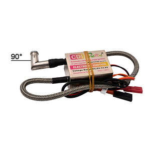 RCEXL Rcexl Single/ Twin Ignition CDI NGK-ME-8 1/4-32 90 Degree orFor Gas Petrol DLE Engine RC Airplane