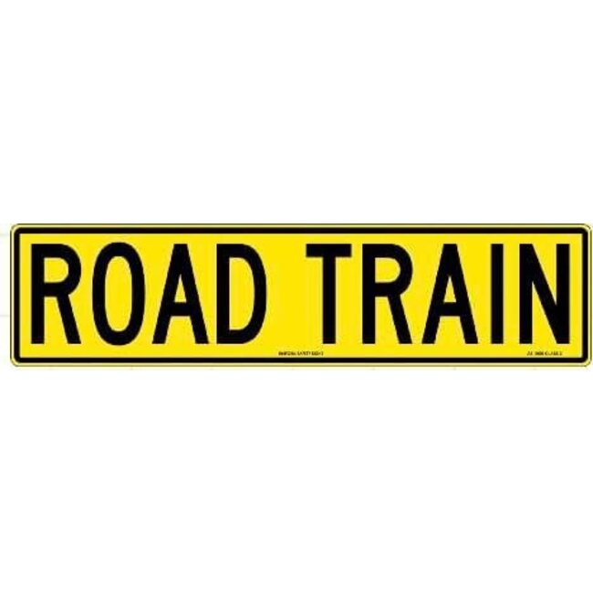WFE 1/14 ROAD TRAIN SIGN