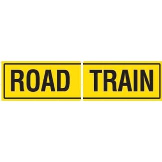 WHITE FANG WFE 1/14 SPLIT ROAD TRAIN SIGN