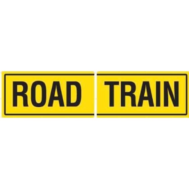WFE 1/14 SPLIT ROAD TRAIN SIGN