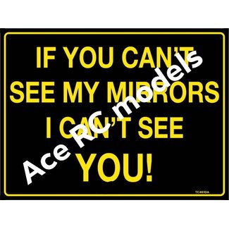 WHITE FANG WFE IF YOU CANT SEE MY MIRRORS I CANT SEE YOU 1/14
