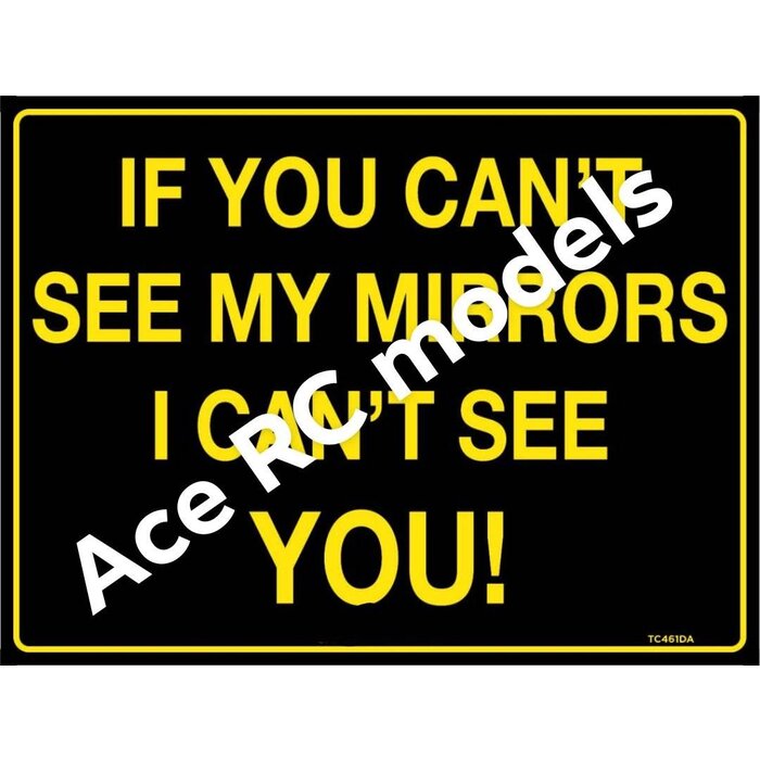 WHITE FANG WFE IF YOU CANT SEE MY MIRRORS I CANT SEE YOU 1/14 www