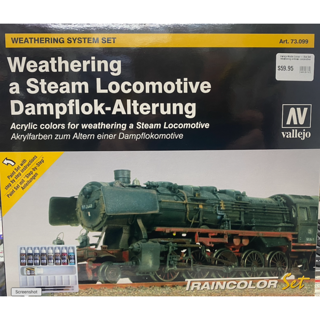 Vallejo Model Colour - Box Set Weathering a Steam Locomotive