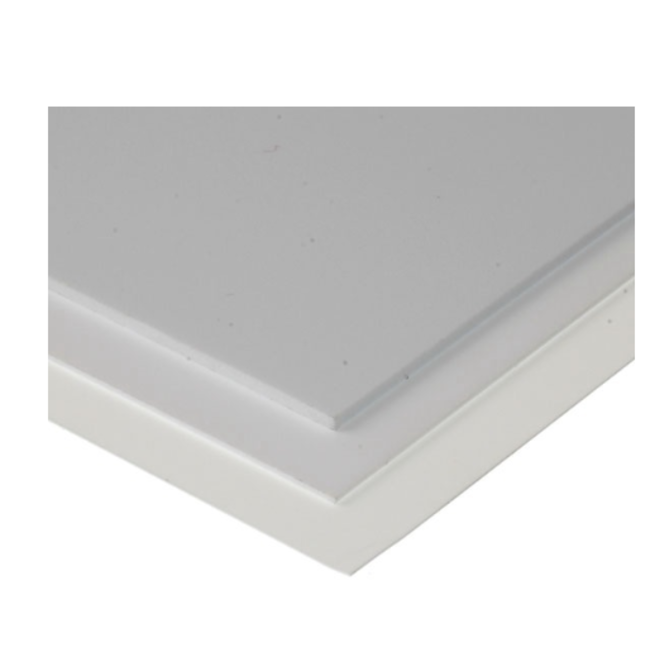 EVERGREEN WHITE STYRENE SHEET .020" (0.5MM) 12" X 24"