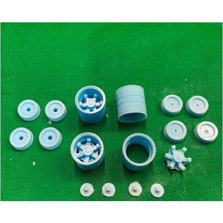 AUSLOWE AUSLOWE Complete tandem axle set old style mack  1/25