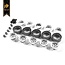 Hobby Plus Internal Bead Lock Wheel Set (Chrome)