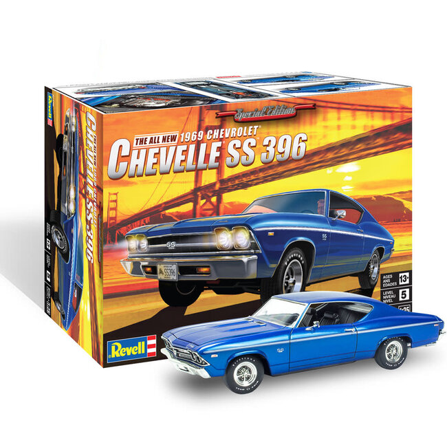 REVELL '69 CHEVELL SS 396 1:25