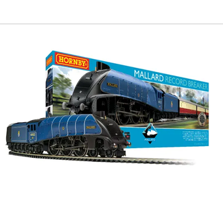 HORNBY HORNBY MALLARD RECORD BREAKER TRAIN SET ( DISCONTINUED )