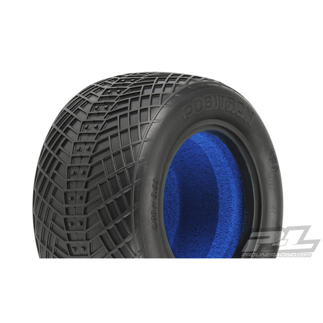 Proline 1/10 Positron T MC Front/Rear 2.2in Off-Road Stadium Truck Tyres, 2pcs