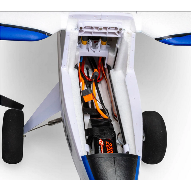 E-Flite Twin Timber 1.6m STOL RC Plane, BNF Basic