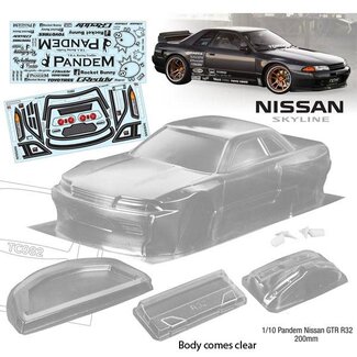 BODYWORX Bodyworx Body R32 GTR PANDEM 1/10th 200mm