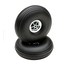 Dubro Chrome Wheel 2.25 Inch Pk2 LOW BOUNCE TYPE