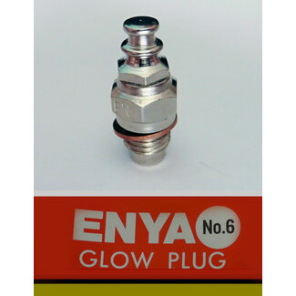 ENYA #6 COLD GLOW PLUG ( HIGH NITRO ENGINES )