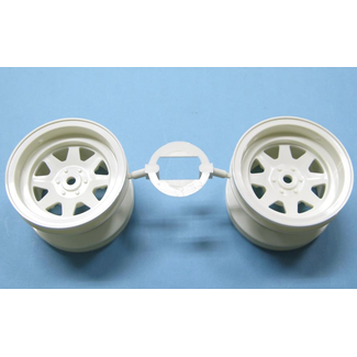 TAMIYA TAMIYA REAR WHEEL ( 2 PCE ) :  GRASSHOPPER II